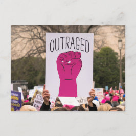 Cartão Postal Indignado