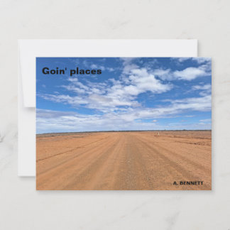 Cartão Postal Indo a lugares