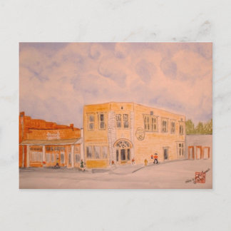 Cartão Postal "Indo ao Centro de Boas-vindas de Munfordville"