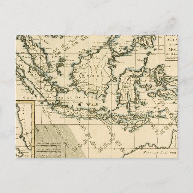 Cartão Postal Indonésia e Filipinas (Frente)