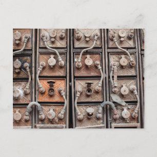 Cartão Postal Industrial equipment in abandoned mine in Butte