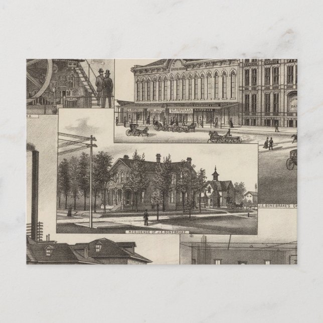 Cartão Postal Indústrias do Kansas (Frente)