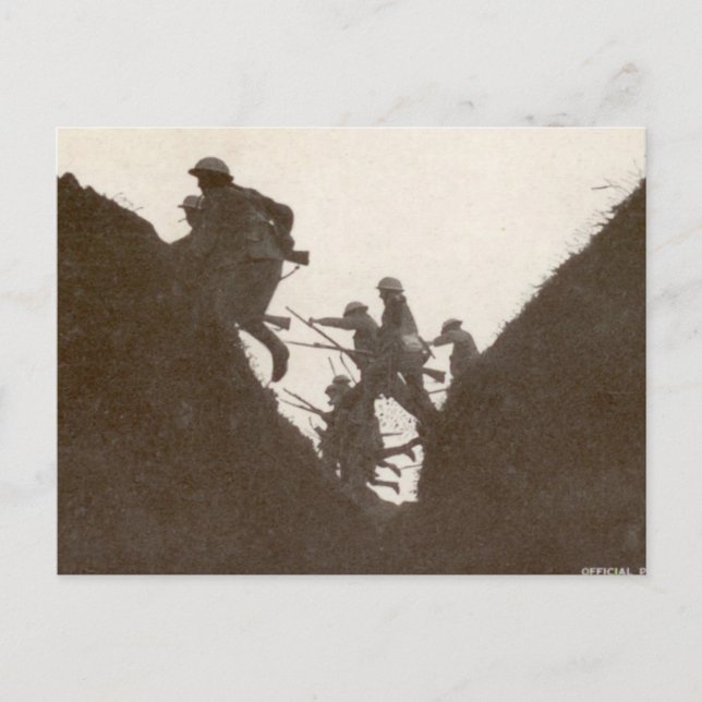 Cartão Postal Infantaria Britânica (Frente)