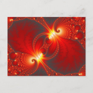 Cartão Postal Inferno - Arte Fractal