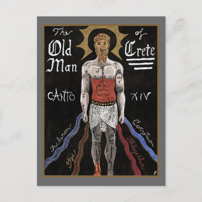 Cartão Postal Inferno de Dante, Canto XIV Cartão-postal (Frente)