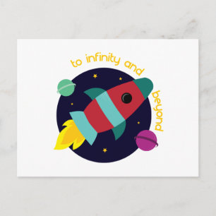 Cartão Postal Infinidade E Além
