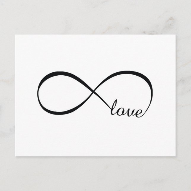 Cartão Postal Infinity Love (Frente)