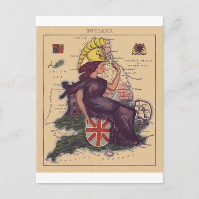 Cartão Postal Inglaterra (Frente)