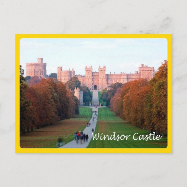 Cartão Postal Inglaterra - Castelo de Windsor - (Frente)