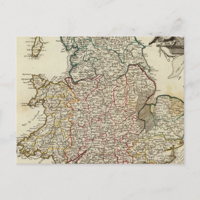 Cartão Postal Inglaterra e Gales 2 (Frente)