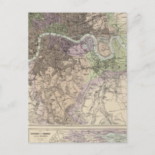 Cartão Postal Inglaterra e País de Gales - Cidades, portos e po