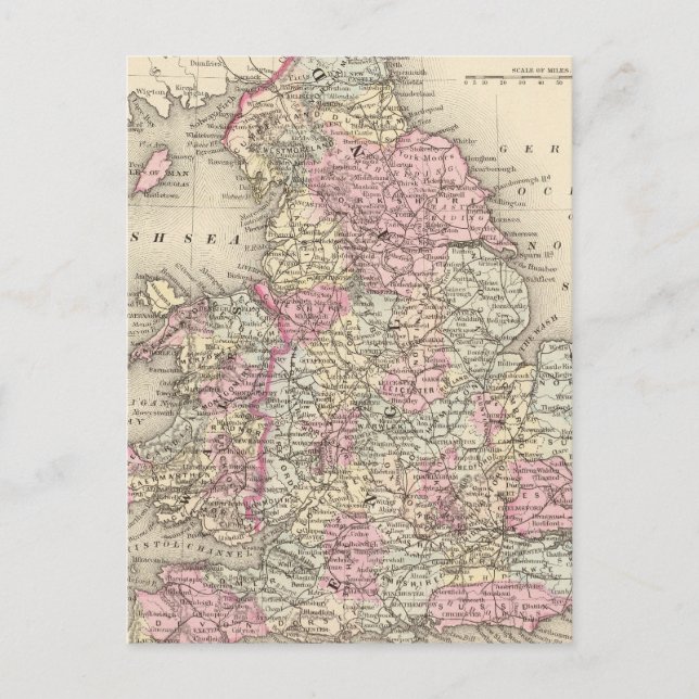 Cartão Postal Inglaterra, Gales 5 (Frente)
