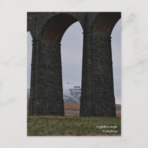 Cartão Postal Ingleborough Yorkshire Postcard