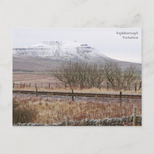 Cartão Postal Ingleborough Yorkshire Postcard