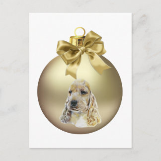 Cartão Postal Inglês Cocker Spaniel