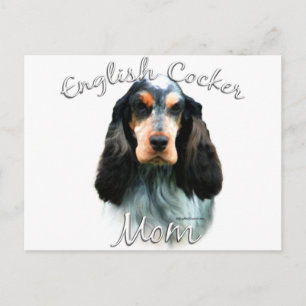 Cartão Postal Inglês Cocker Spaniel Mãe 2