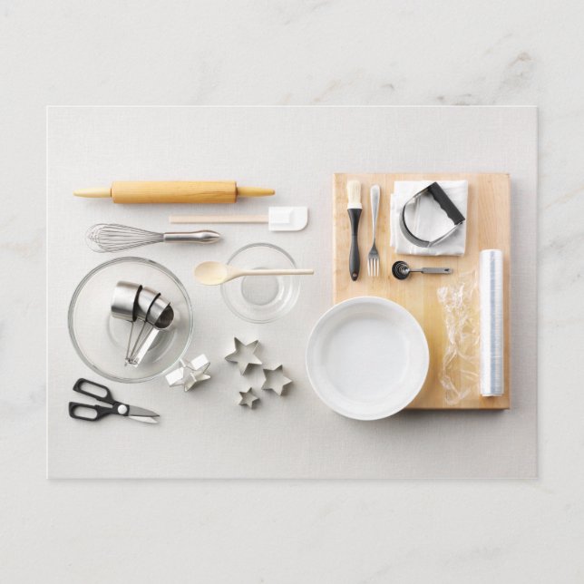 Cartão Postal Ingredientes e ferramentas 1 (Frente)