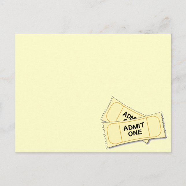 Cartão Postal Ingressos (Frente)