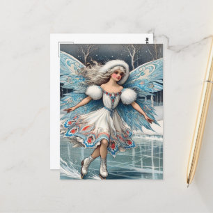 Cartão Postal Inibição de fadas adoráveis