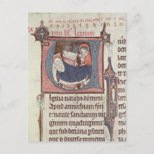 Cartão Postal Iniciais historiadas 'U' e 'I'