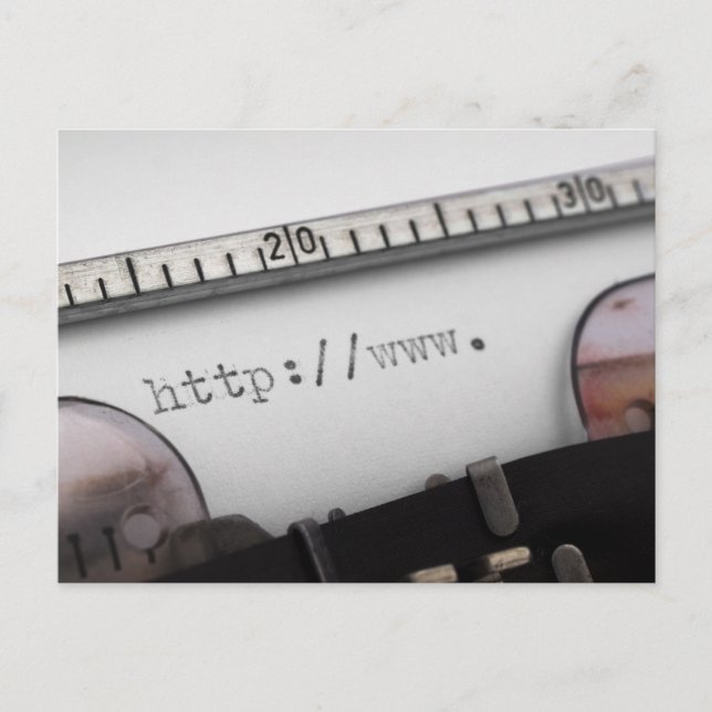 Cartão Postal início do URL (Frente)