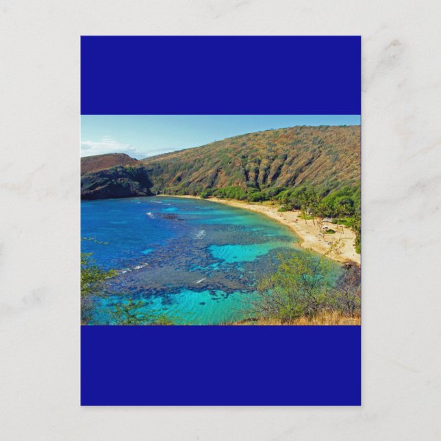 Cartão Postal Inland, Hanauma Bay 4, Honolulu, Oahu (Frente)