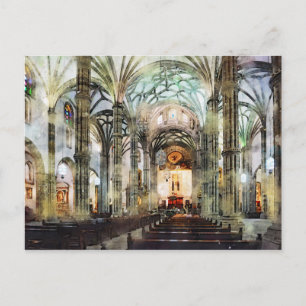 Cartão Postal Innenansicht der Kathedrale Papais noeis Ana Las P