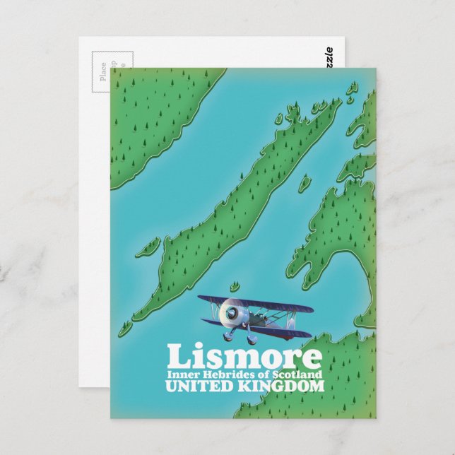 Cartão Postal Inner Hebrides da Escócia, Lismore. (Frente/Verso)