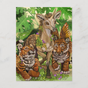 Cartão Postal "Innocência do novo unicórnio"