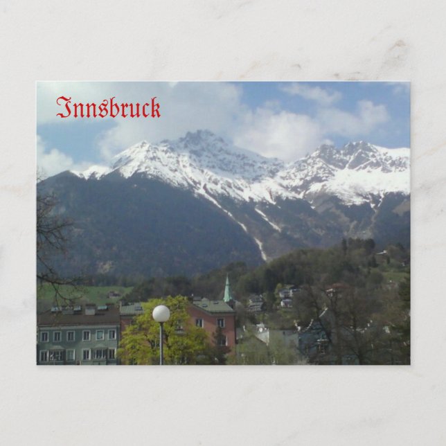 Cartão Postal Innsbruck (Frente)