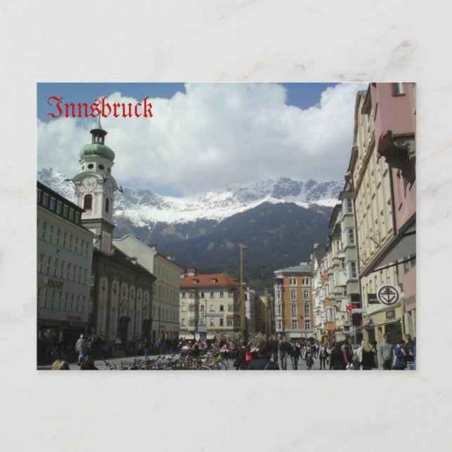Cartão Postal Innsbruck (Frente)