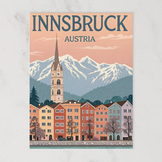 CARTÃO POSTAL INNSBRUCK, ÁUSTRIA
