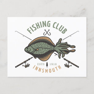 Cartão Postal Innsmouth Fish Club Lovecraft