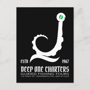 Cartão Postal Innsmouth Fisheries Tours Cthulhu Lovecraft