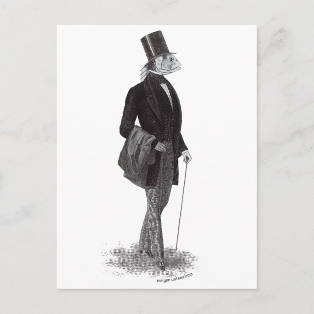 Cartão Postal Innsmouth lovecraft gentleman (Frente)