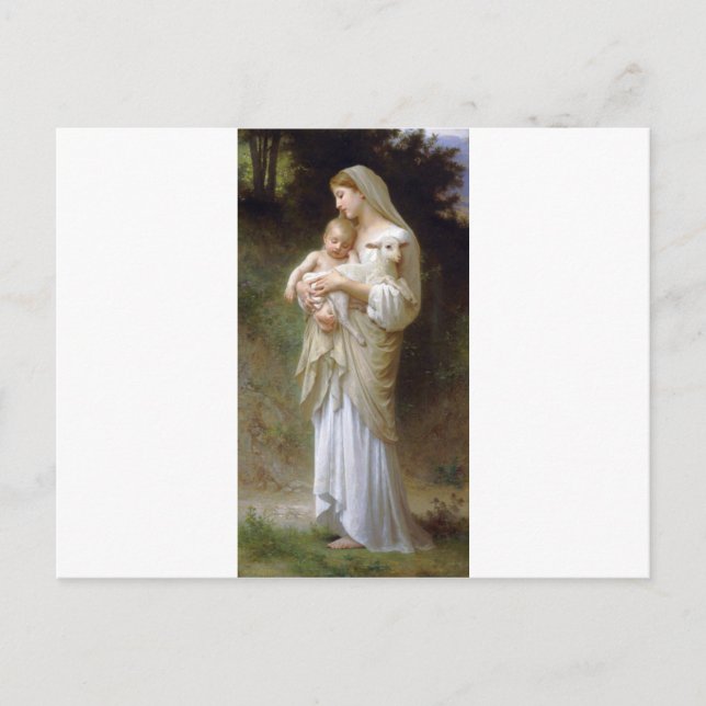 Cartão Postal Inocência de William-Adolphe Bouguereau (Frente)