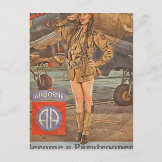 Cartão Postal Inscrever-Se No 82º Avião (Frente)