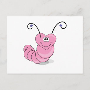 Cartão Postal Inseto de amor