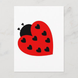 Cartão Postal Inseto de amor