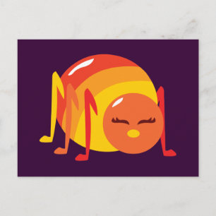 Cartão Postal Inseto Listrado