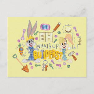 Cartão Postal INSETOS BUNNY BUILDERS™  Eh, o que há sobre constr