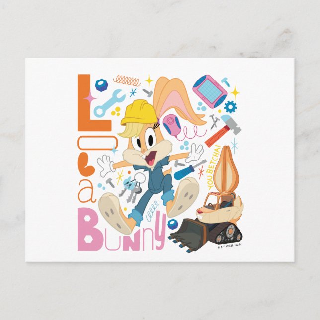 Cartão Postal INSETOS BUNNY BUILDERS™| Ferramentas de Trabalho d (Frente)