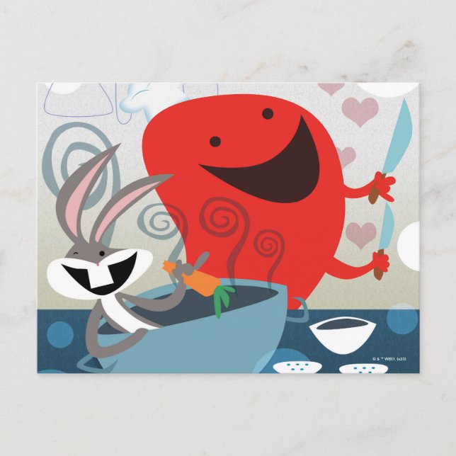 Cartão Postal INSETOS BUNNY™ & Gossamer Whimsical Medium Prep (Frente)