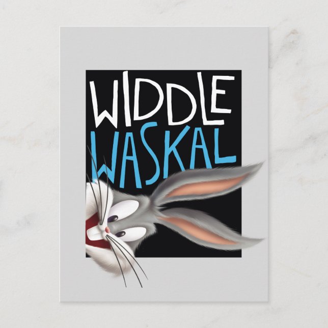 Cartão Postal INSETOS BUNNY™ - Widdle Waskal (Frente)