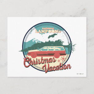 Cartão Postal Insígnia de férias de Natal da National Lampoon