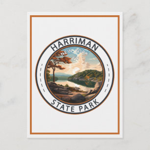 Cartão Postal Insígnia do Parque Estadual Harriman Nova York