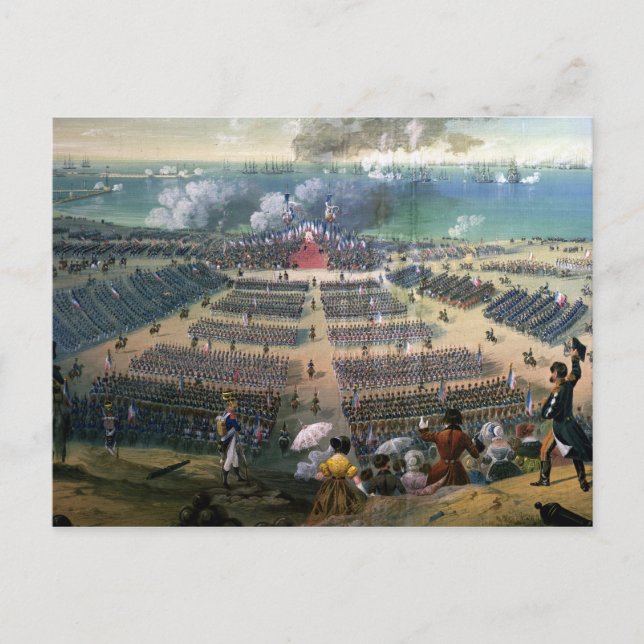 Cartão Postal Inspeção das Tropas (Frente)