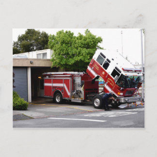 Cartão Postal Inspeção de Caminhões