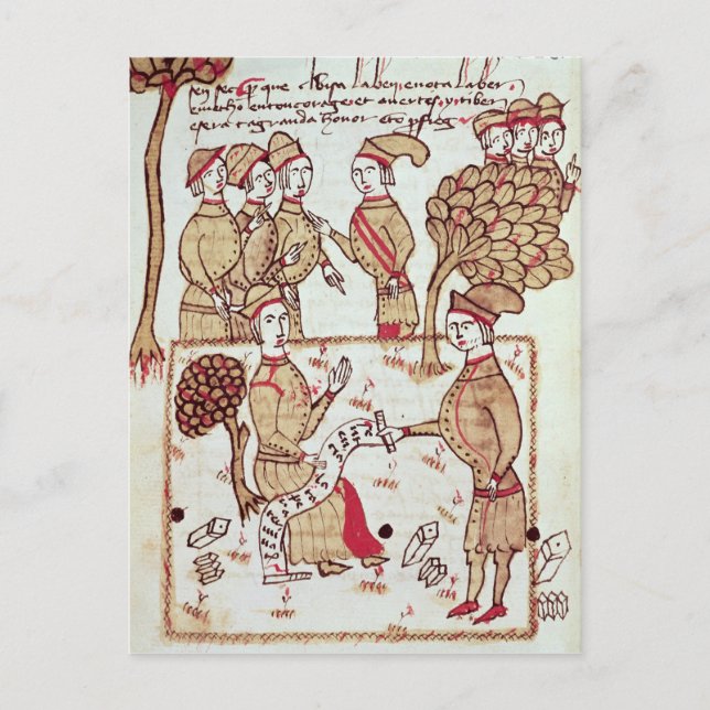 Cartão Postal Inspetor com seus Trabalhadores (Frente)