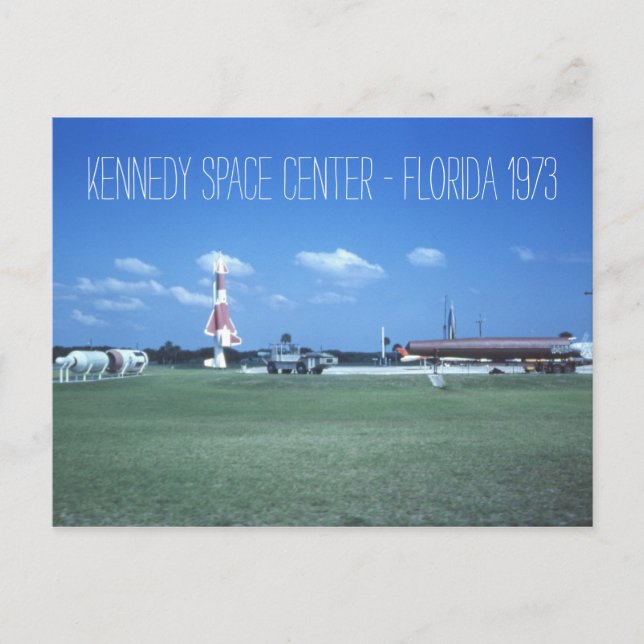 Cartão Postal Inspiração do Kennedy Space Center 1973 (Frente)